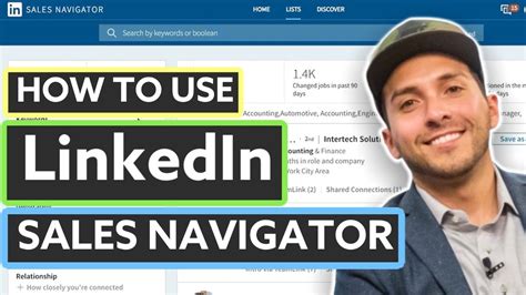 linkedin sales navigator tutorial.